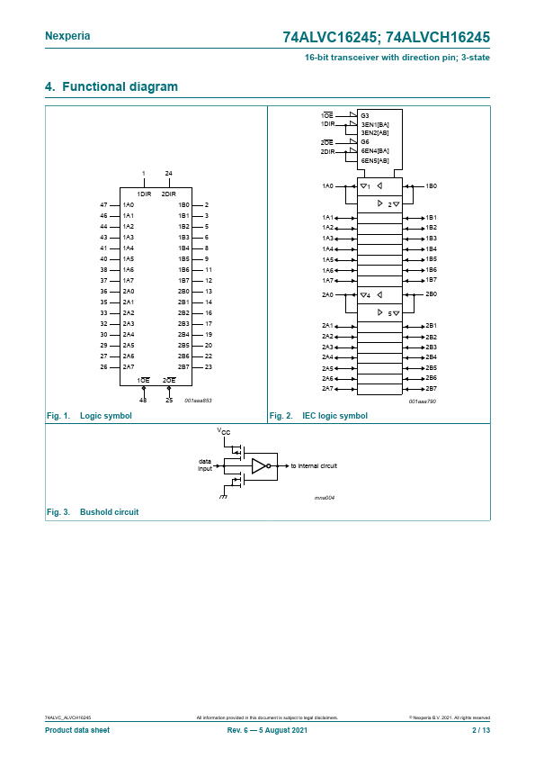 74ALVCH16245