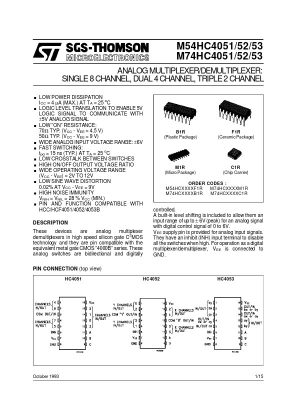 M74HC4053