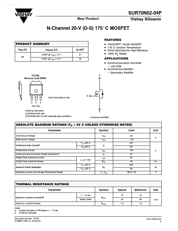 SUR70N02-04P