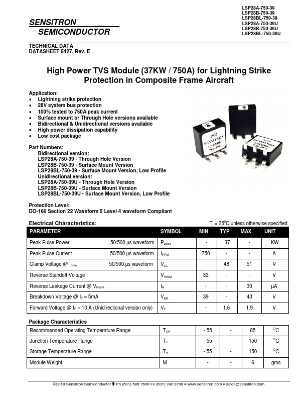 LSP28BL-750-39