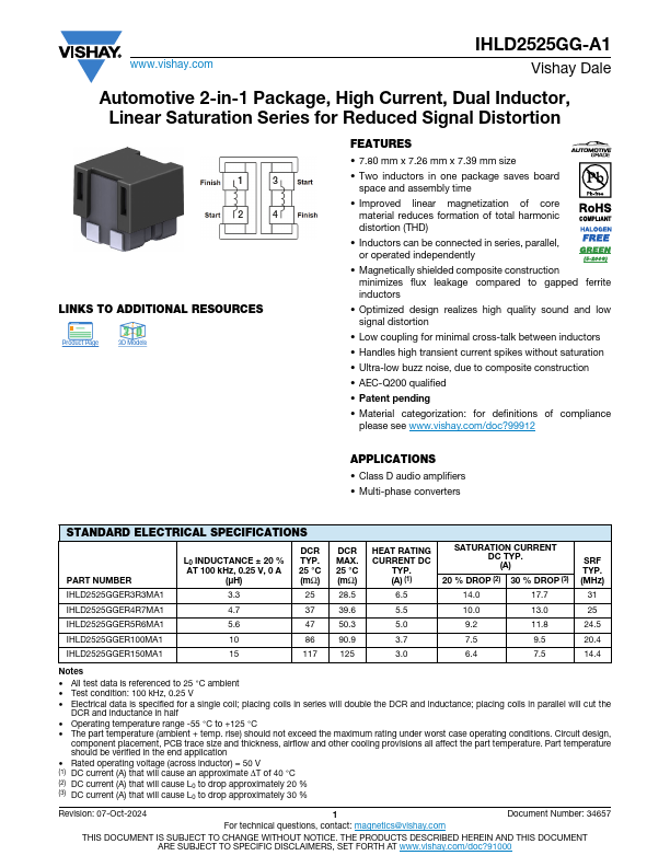 IHLD2525GG-A1 Datasheet Preview