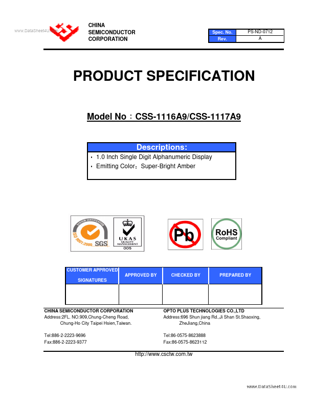 CSS-1116A9