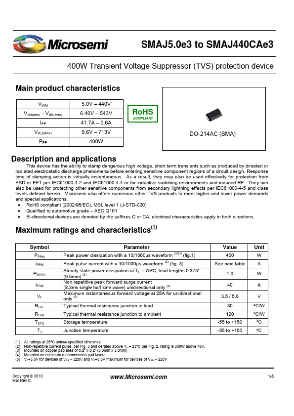 SMAJ7.5Ce3