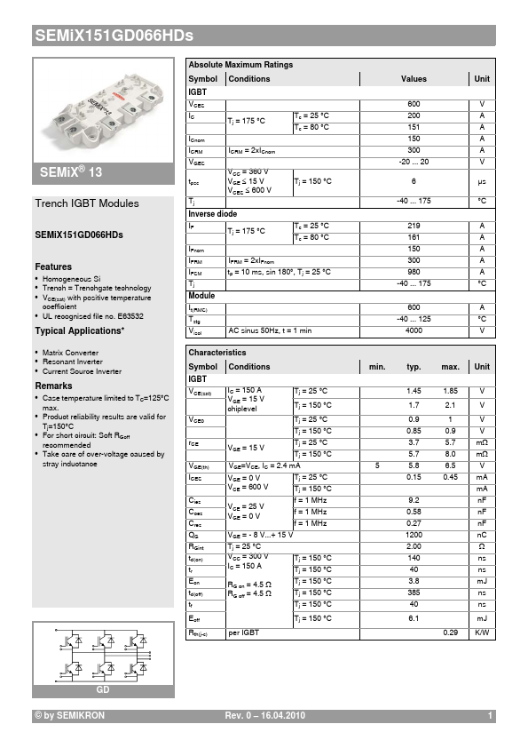 SEMiX151GD066HDs