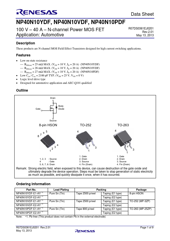 NP40N10PDF