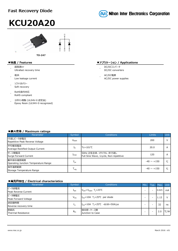 KCU20A20