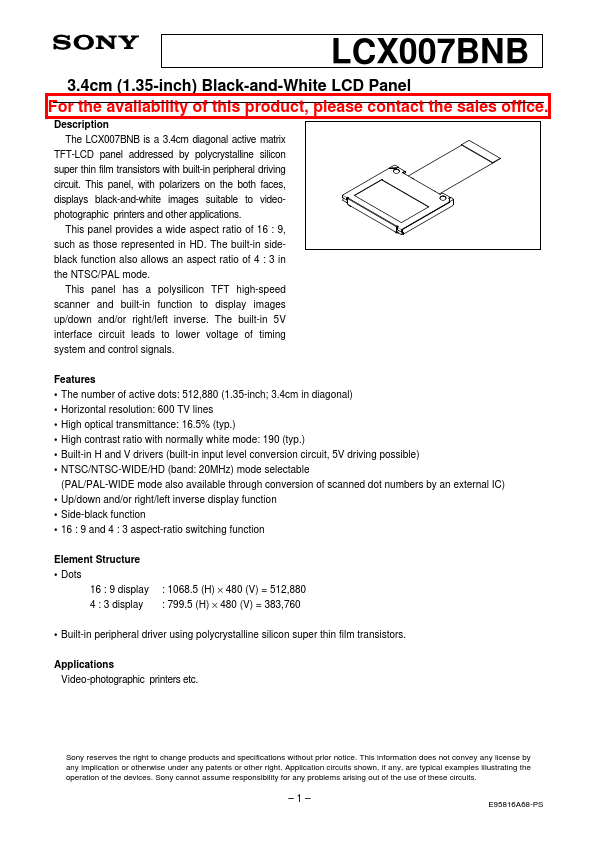 LCX007BNB