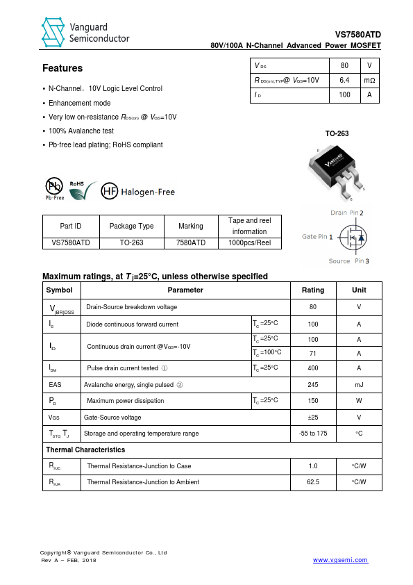 VS7580ATD