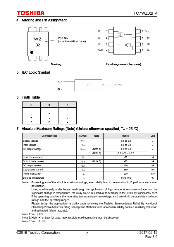 TC7WZ02FK