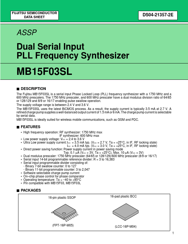 MB15F03SL