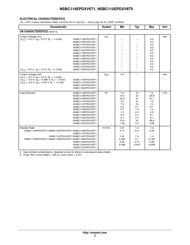 NSBC114EPDXV6T5