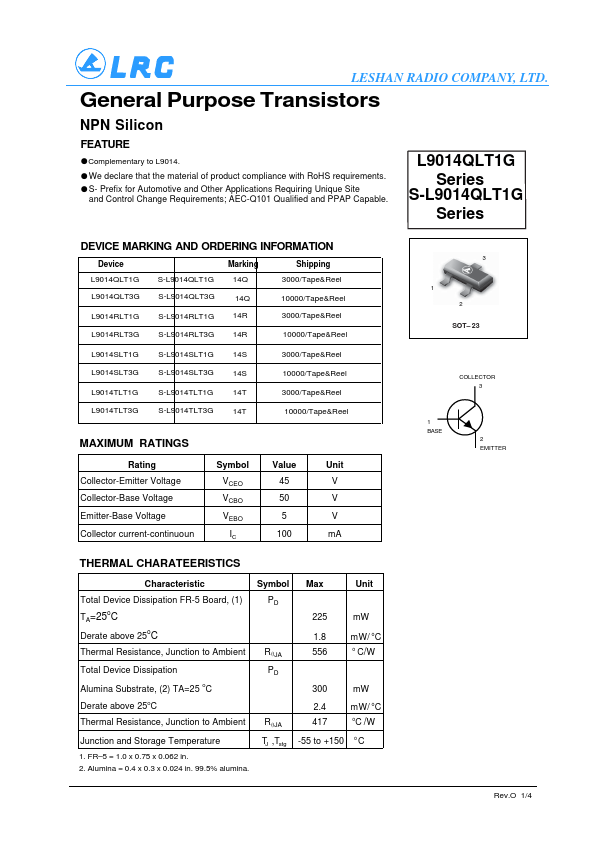 L9014RLT3G