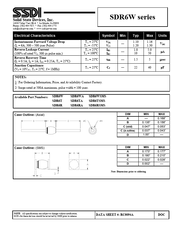 SDR6T