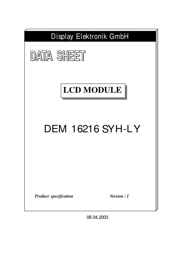 DEM16216SYH-LY