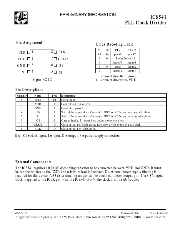 ICS541