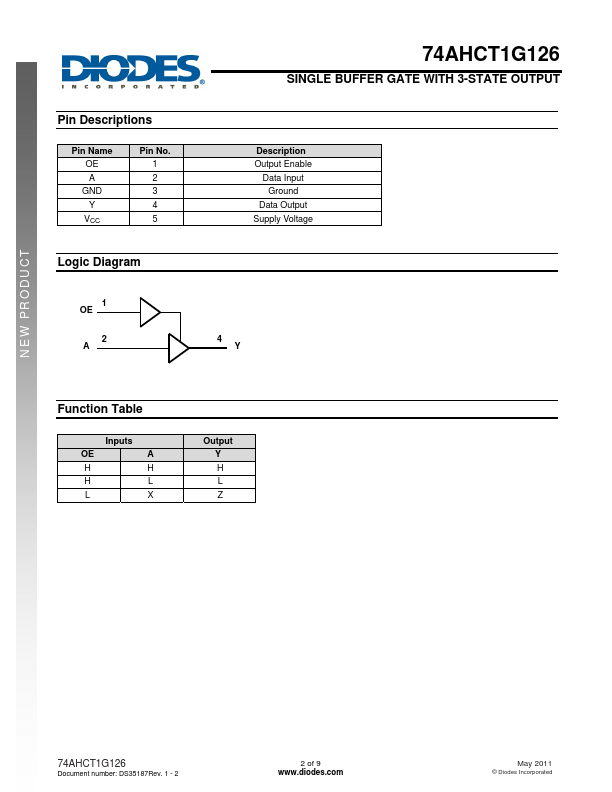 74AHCT1G126W5