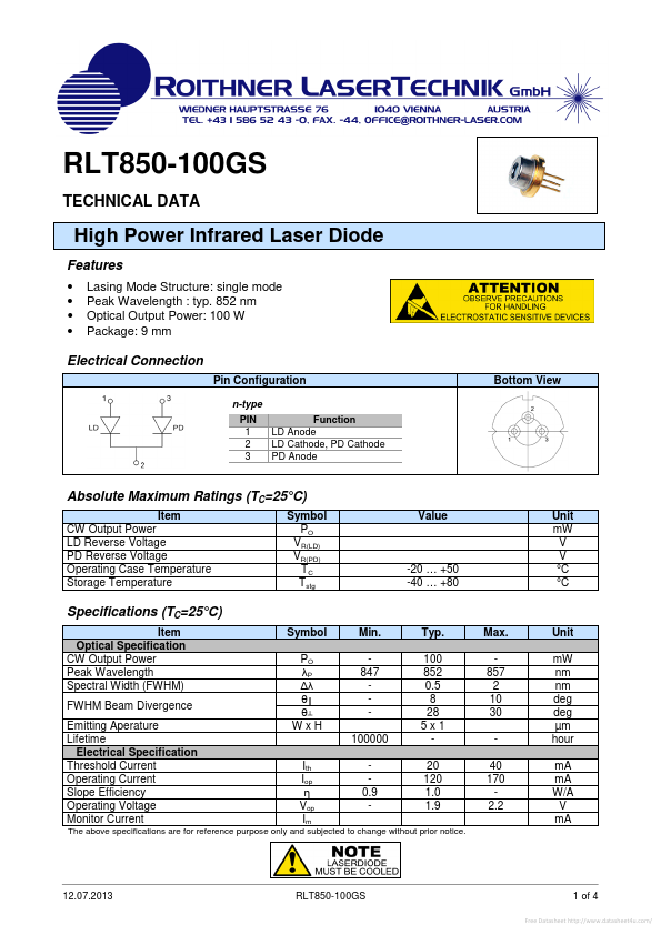 RLT850-100GS