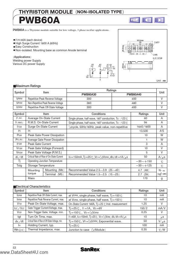 PWB60A40