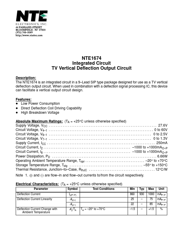 NTE1674