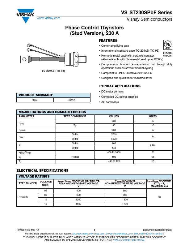 VS-ST230S16P0PBF