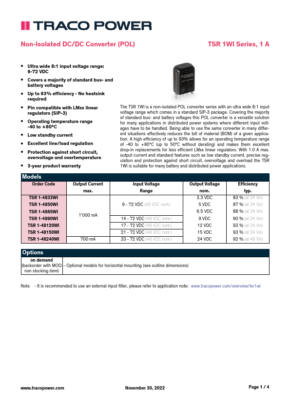 TSR1-4850WI