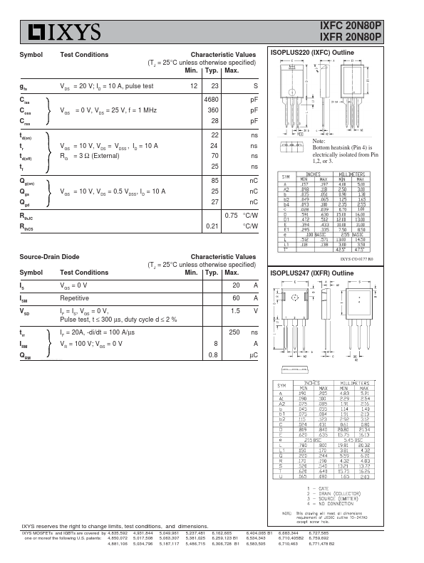 IXFC20N80P