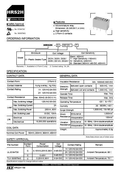 HRS2H-S-DC12V-T