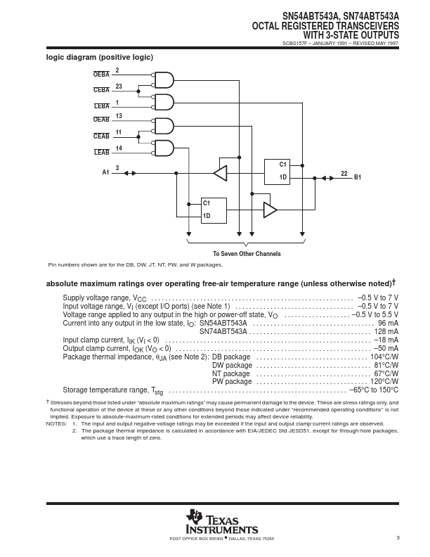 SN74ABT543A