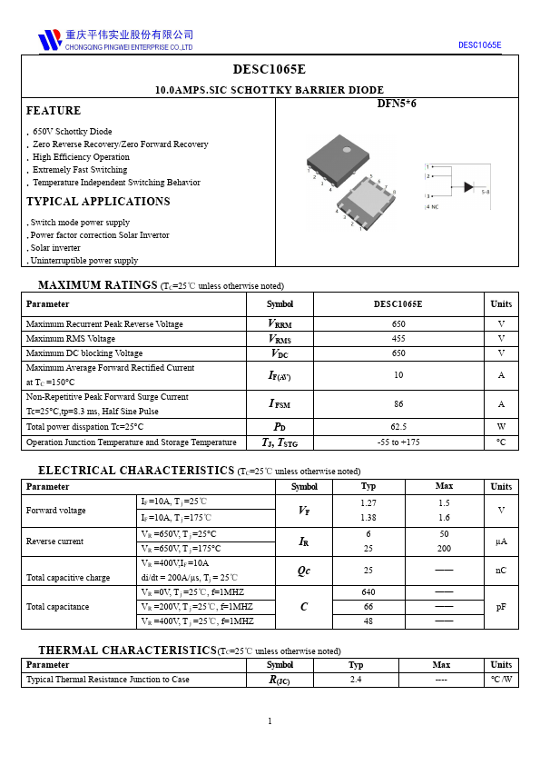 DESC1065E Datasheet Preview