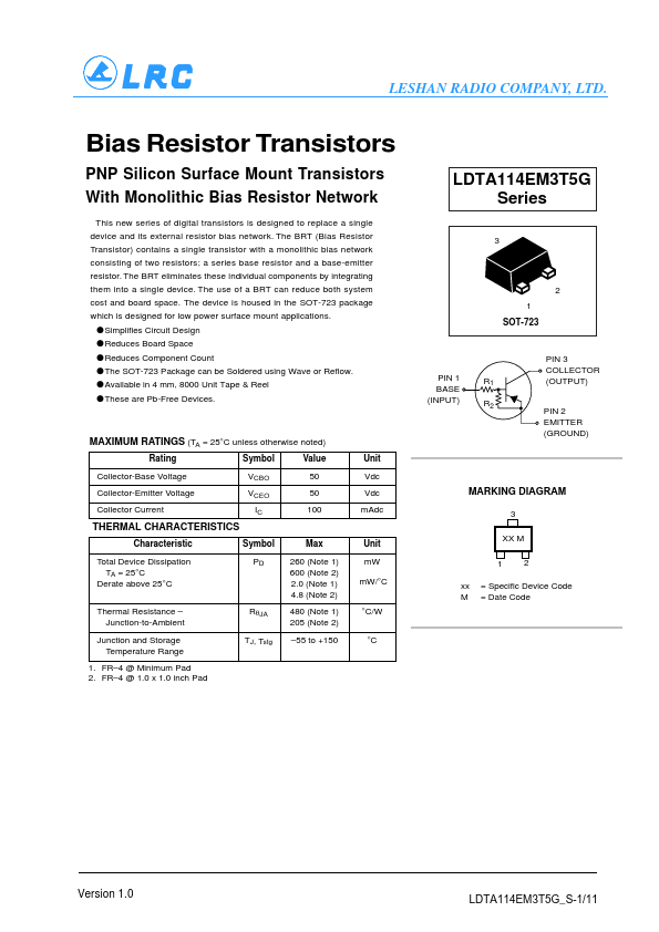 LDTA114TM3T5G