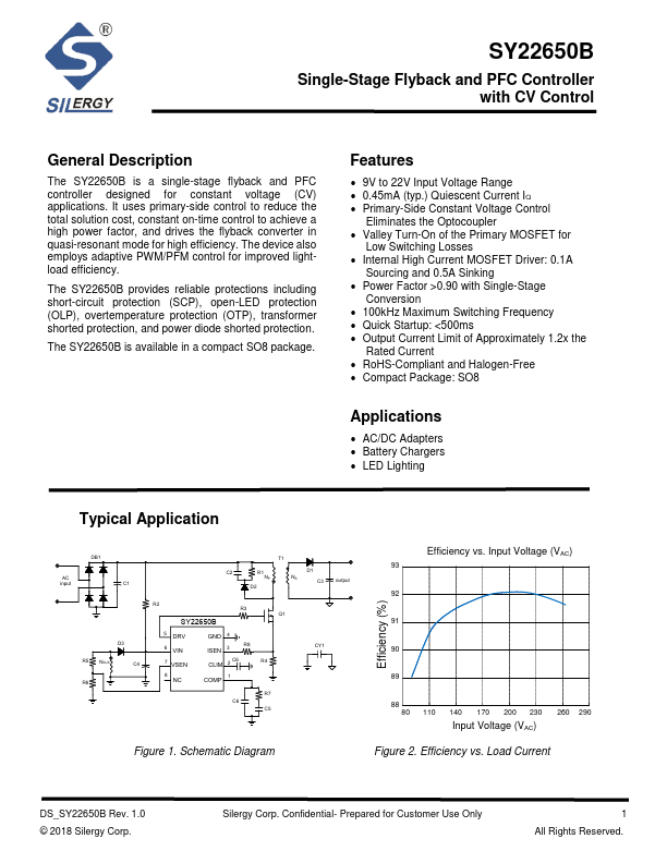 SY22650B datasheet page 1 preview