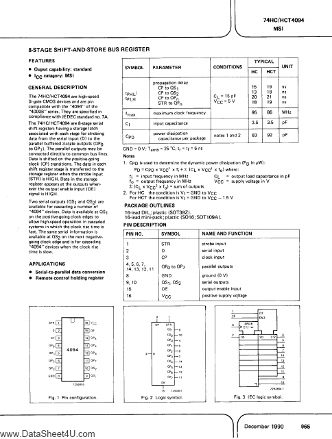 PC74HC4094