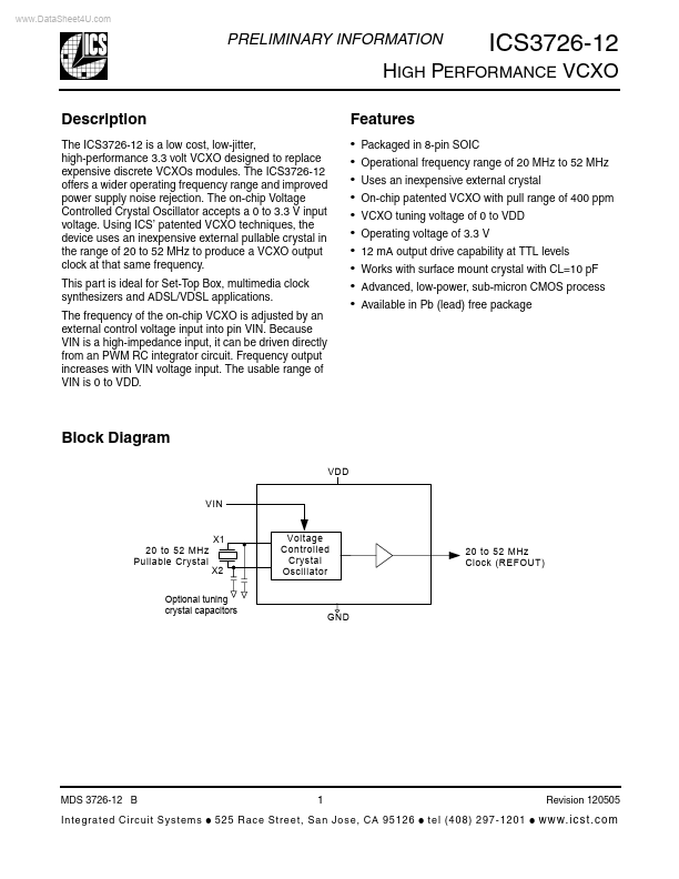 ICS3726-12