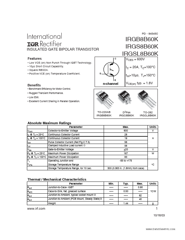 IRGSL8B60K