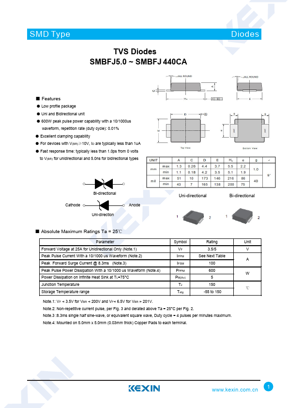 SMBFJ19CA