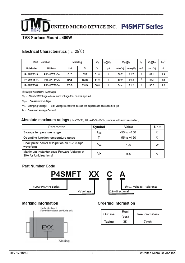 P4SMFT3.3CA