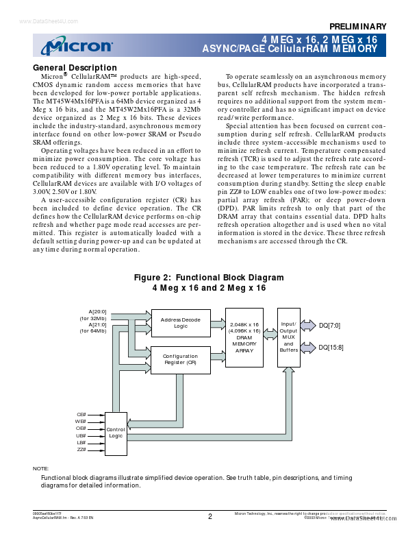 MT45W4MV16PFA