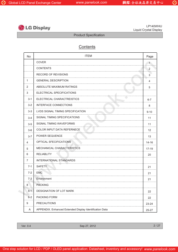 LP140WHU-TLA1