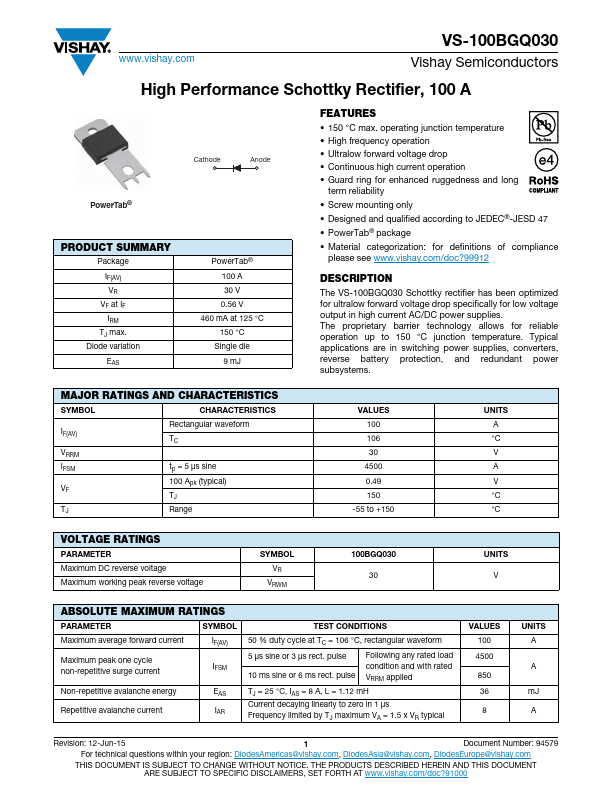 VS-100BGQ030