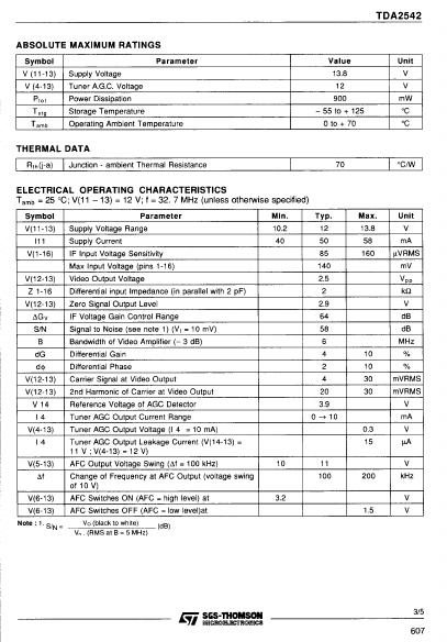 TDA2542