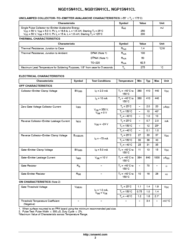 NGB15N41CL