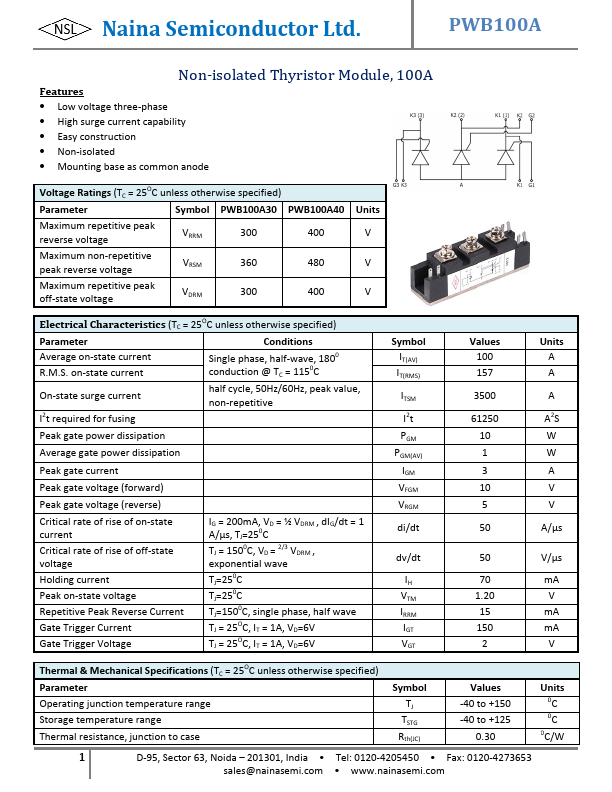 PWB100A