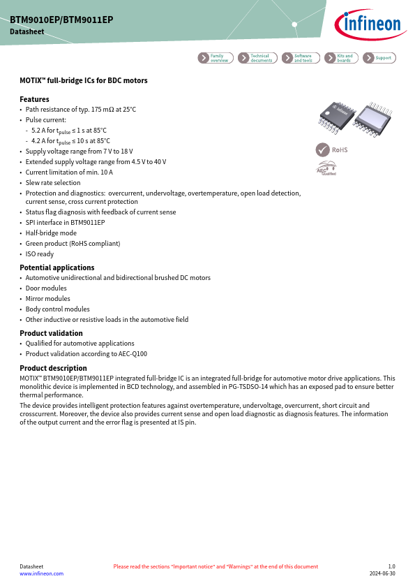 BTM9011EP Datasheet Preview