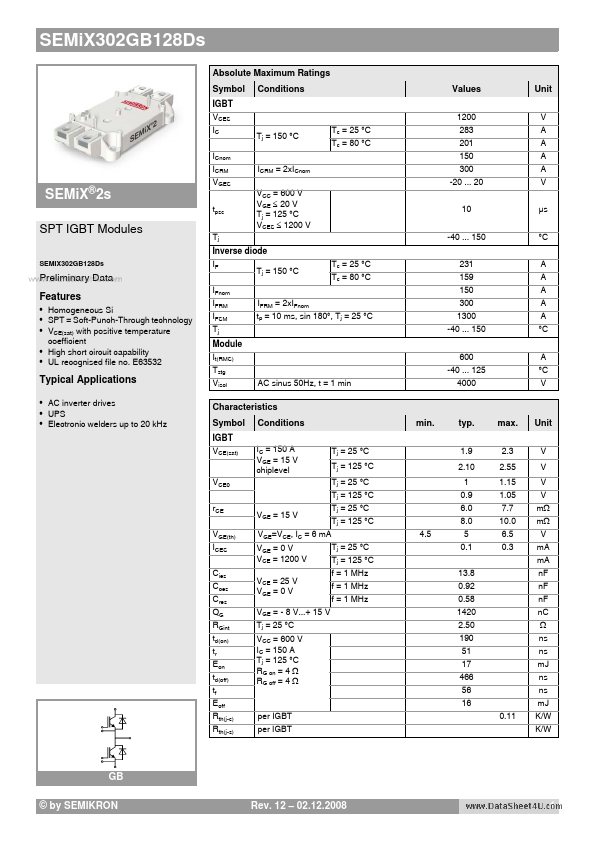 SEMIX302GB128DS