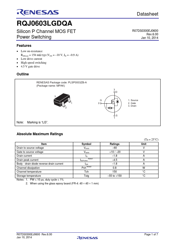 RQJ0603LGDQA