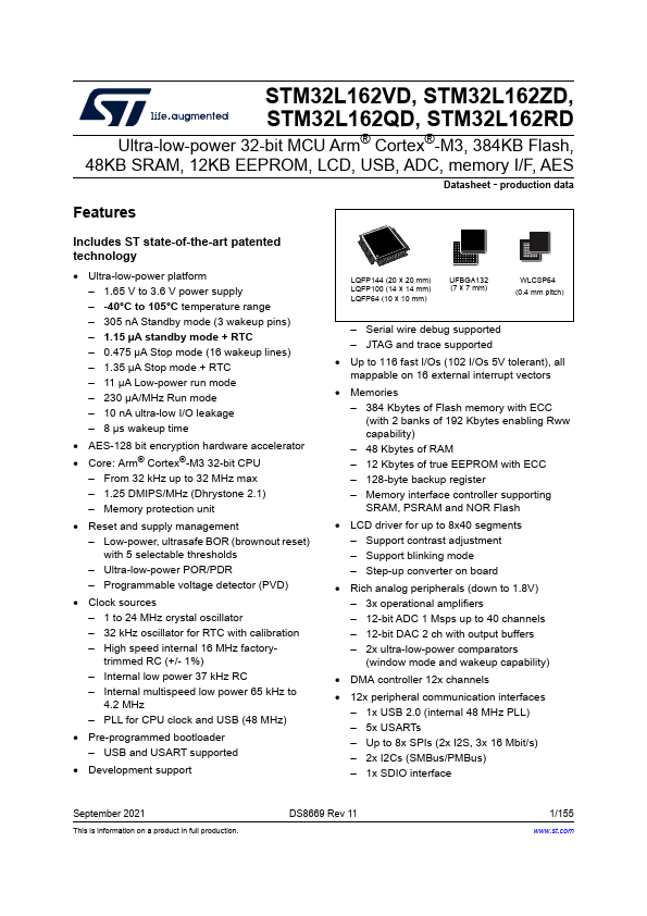 STM32L162QD