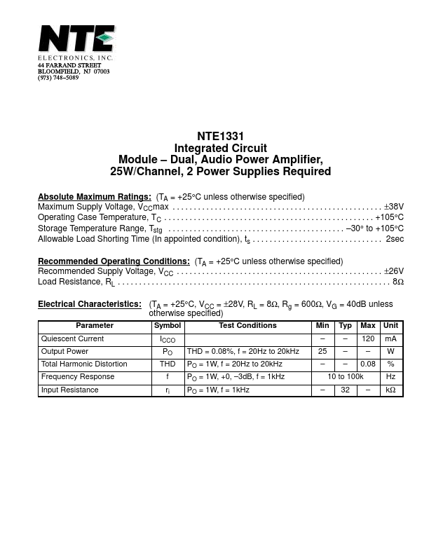 NTE1331