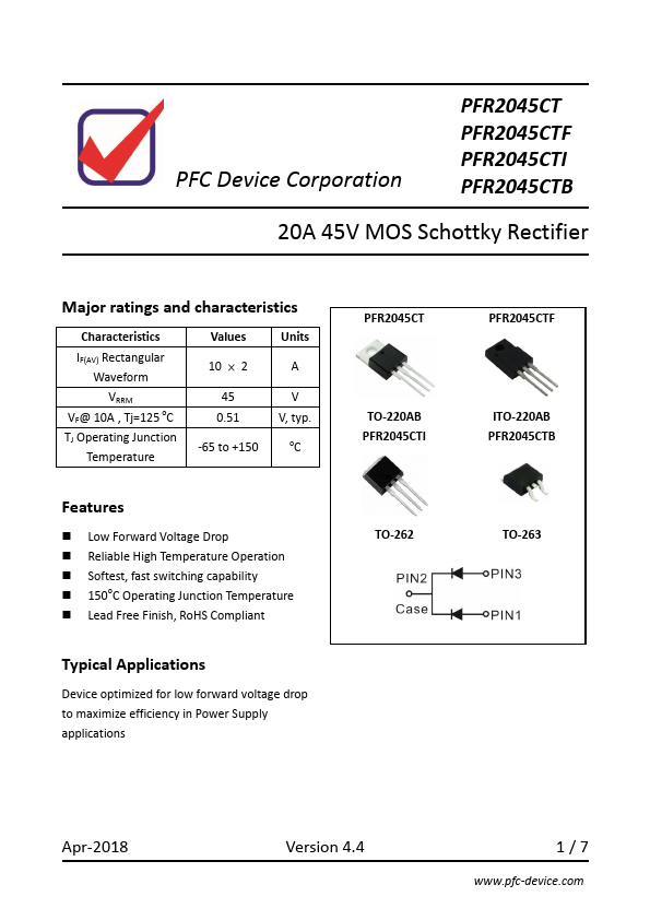 PFR2045CT