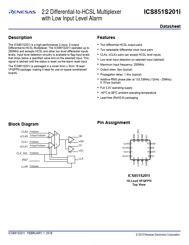 ICS851S201I