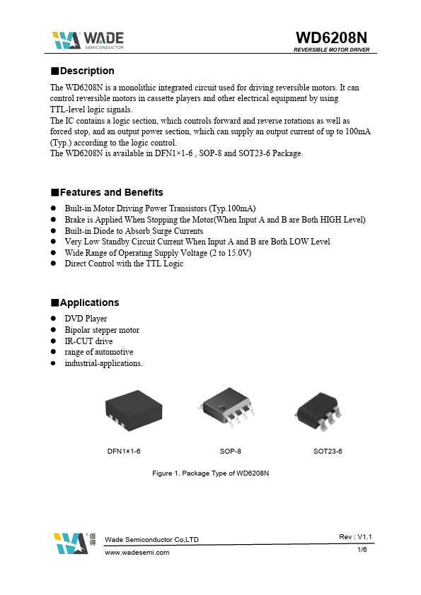 WD6208N Datasheet Preview